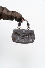 Load image into Gallery viewer, Vintage x Grey, Brown Faux Leather Purse