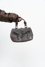 Load image into Gallery viewer, Vintage x Grey, Brown Faux Leather Purse