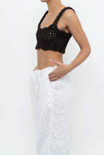 Load image into Gallery viewer, ZARA x Chunky Brown Knit Bra Top (XS, S)