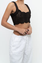 Load image into Gallery viewer, ZARA x Chunky Brown Knit Bra Top (XS, S)