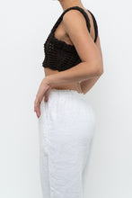 Load image into Gallery viewer, ZARA x Chunky Brown Knit Bra Top (XS, S)