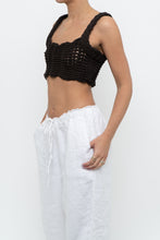 Load image into Gallery viewer, ZARA x Chunky Brown Knit Bra Top (XS, S)