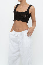 Load image into Gallery viewer, ZARA x Chunky Brown Knit Bra Top (XS, S)