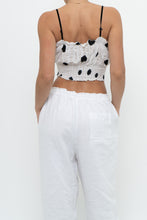 Load image into Gallery viewer, Modern x Cinched Polka Dot Cropped Tank (XS-M)