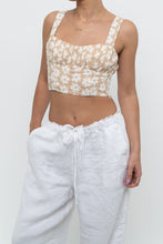 Load image into Gallery viewer, PRINCESS POLLY x Beige, White Floral Bra Top (XS)