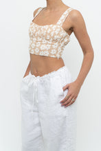Load image into Gallery viewer, PRINCESS POLLY x Beige, White Floral Bra Top (XS)