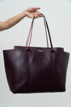 Load image into Gallery viewer, KATE SPADE x Plum Leather Oversized Purse