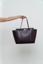 Load image into Gallery viewer, KATE SPADE x Plum Leather Oversized Purse