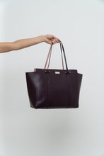 Load image into Gallery viewer, KATE SPADE x Plum Leather Oversized Purse