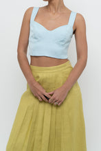 Load image into Gallery viewer, MARCIANO x Baby Blue Cropped Bra Tank (XS)