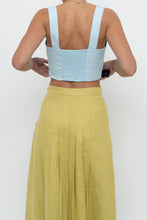 Load image into Gallery viewer, MARCIANO x Baby Blue Cropped Bra Tank (XS)