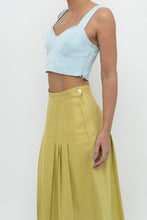 Load image into Gallery viewer, MARCIANO x Baby Blue Cropped Bra Tank (XS)