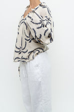Load image into Gallery viewer, SIXXTA PALM x Palm Tree Patterned Linen Blouse (XS-L)