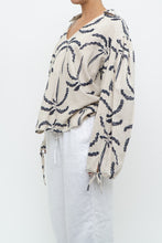 Load image into Gallery viewer, SIXXTA PALM x Palm Tree Patterned Linen Blouse (XS-L)