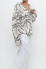Load image into Gallery viewer, SIXXTA PALM x Palm Tree Patterned Linen Blouse (XS-L)