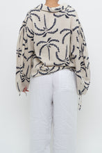 Load image into Gallery viewer, SIXXTA PALM x Palm Tree Patterned Linen Blouse (XS-L)