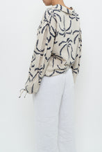 Load image into Gallery viewer, SIXXTA PALM x Palm Tree Patterned Linen Blouse (XS-L)