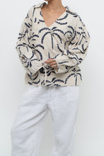 Load image into Gallery viewer, SIXXTA PALM x Palm Tree Patterned Linen Blouse (XS-L)