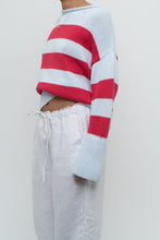 Load image into Gallery viewer, BANANA REPUBLIC x Baby Blue, Pink Cotton Striped Cotton Chunky Sweater (XS-L)