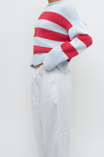 Load image into Gallery viewer, BANANA REPUBLIC x Baby Blue, Pink Cotton Striped Cotton Chunky Sweater (XS-L)