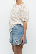 Load image into Gallery viewer, Modern x Cream, Yellow Floral Pointelle Top (S-L)