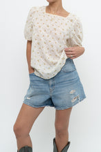 Load image into Gallery viewer, Modern x Cream, Yellow Floral Pointelle Top (S-L)