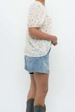 Load image into Gallery viewer, Modern x Cream, Yellow Floral Pointelle Top (S-L)