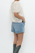 Load image into Gallery viewer, Modern x Cream, Yellow Floral Pointelle Top (S-L)