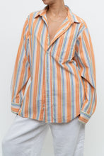 Load image into Gallery viewer, Vintage x GAP Orange, Blue Striped Cotton Buttonup (XS-L)