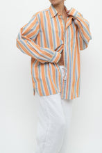Load image into Gallery viewer, Vintage x GAP Orange, Blue Striped Cotton Buttonup (XS-L)