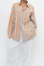 Load image into Gallery viewer, Vintage x GAP Orange, Blue Striped Cotton Buttonup (XS-L)