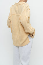 Load image into Gallery viewer, Modern x Butter Yellow Soft Frayed Cotton Buttonup (XS-L)