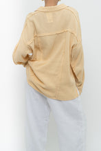Load image into Gallery viewer, Modern x Butter Yellow Soft Frayed Cotton Buttonup (XS-L)
