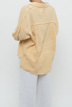 Load image into Gallery viewer, Modern x Butter Yellow Soft Frayed Cotton Buttonup (XS-L)