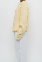 Load image into Gallery viewer, Vintage x Butter Yellow Handmade Cableknit Sweater (XS-L)