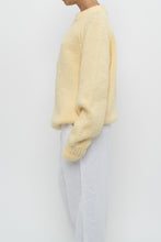 Load image into Gallery viewer, Vintage x Butter Yellow Handmade Cableknit Sweater (XS-L)