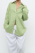 Load image into Gallery viewer, Vintage x Pastel Green Linen Buttonup (XS-XL)