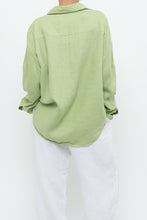Load image into Gallery viewer, Vintage x Pastel Green Linen Buttonup (XS-XL)