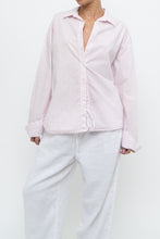 Load image into Gallery viewer, Modern x Light Pink Striped Cotton Buttonup (XS-M)
