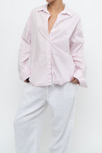 Load image into Gallery viewer, Modern x Light Pink Striped Cotton Buttonup (XS-M)