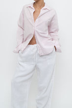 Load image into Gallery viewer, Modern x Light Pink Striped Cotton Buttonup (XS-M)