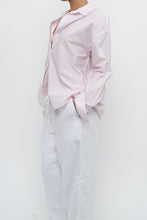 Load image into Gallery viewer, Modern x Light Pink Striped Cotton Buttonup (XS-M)