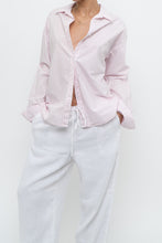 Load image into Gallery viewer, Modern x Light Pink Striped Cotton Buttonup (XS-M)