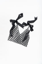 Load image into Gallery viewer, HANDMADE x Black Beaded Bow Cropped Tank (XS-M)