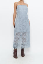 Load image into Gallery viewer, GAP x Baby Blue Lace Tank Dress (S)