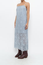 Load image into Gallery viewer, GAP x Baby Blue Lace Tank Dress (S)