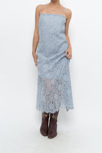 Load image into Gallery viewer, GAP x Baby Blue Lace Tank Dress (S)
