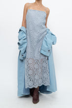 Load image into Gallery viewer, GAP x Baby Blue Lace Tank Dress (S)