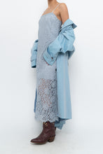 Load image into Gallery viewer, GAP x Baby Blue Lace Tank Dress (S)
