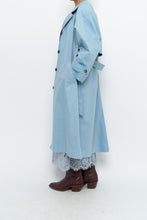 Load image into Gallery viewer, Vintage x LONDON FOG Baby Blue Belted Trench (XS-M)